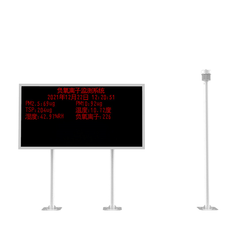 Negative oxygen ion monitoring station