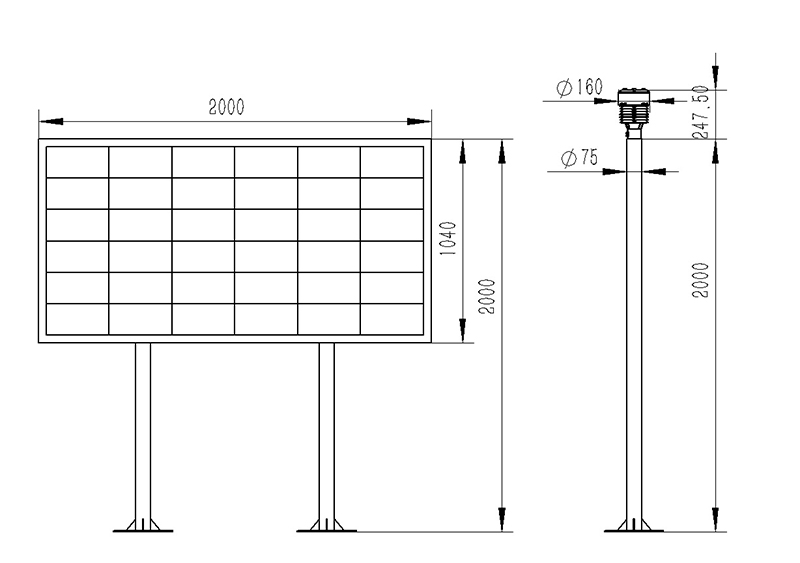 Product Dimensions of Negative Oxygen Ion Monitoring Station