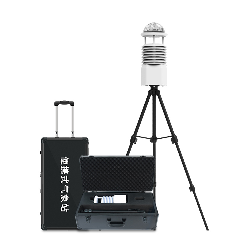 Nine element portable weather station