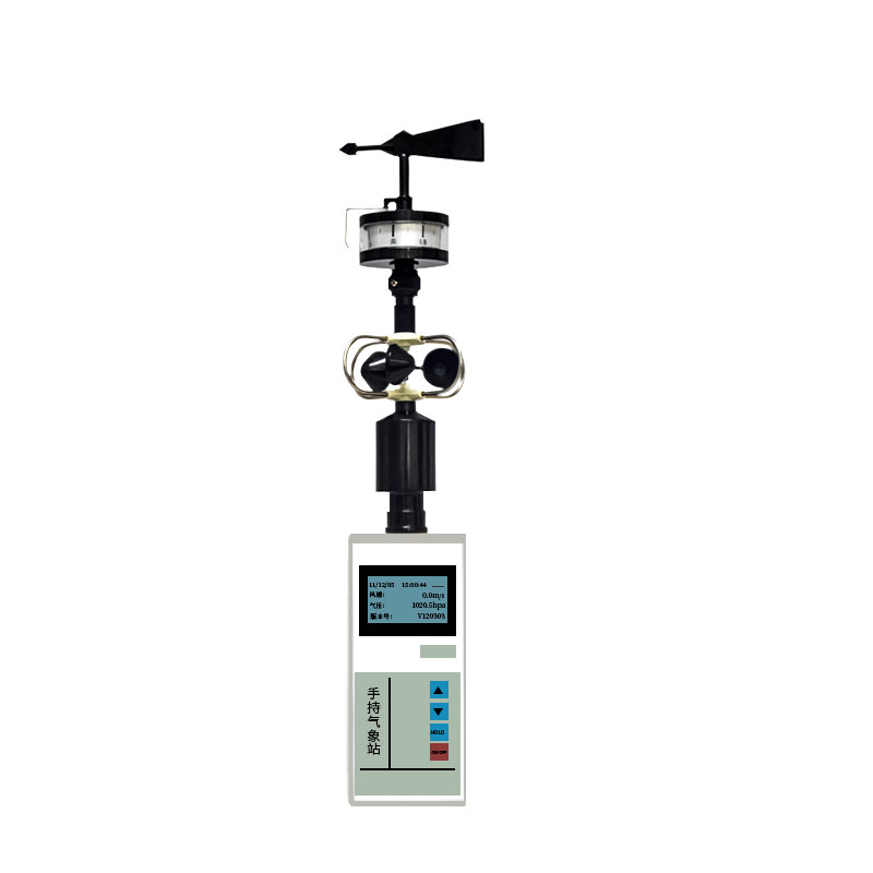 Portable weather five-parameter detector