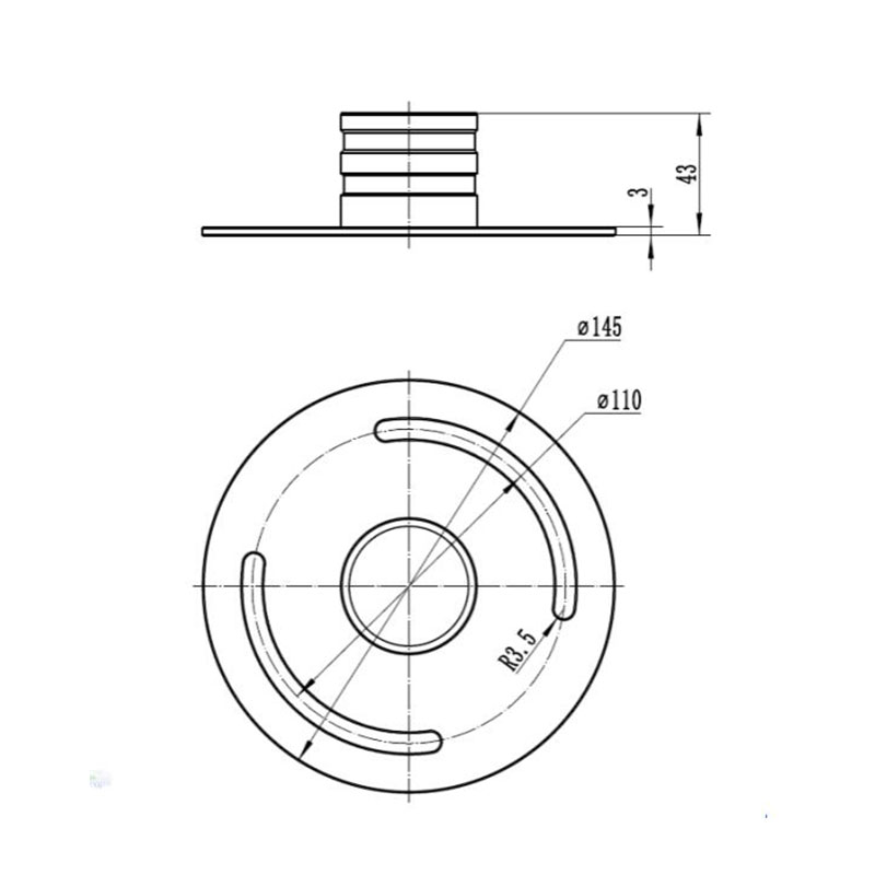 Integrated explosion-proof weather sensor flange size