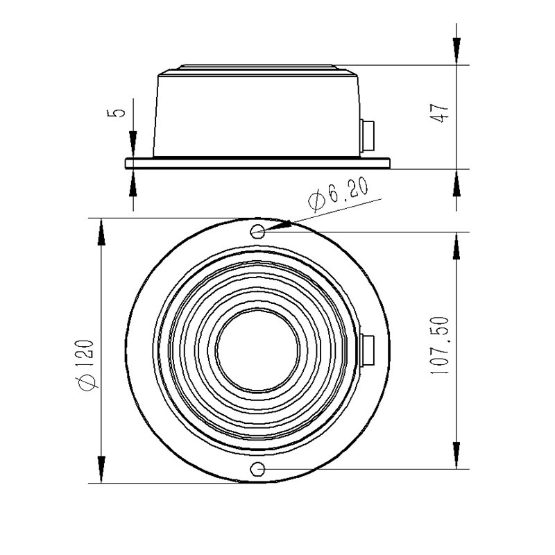 Ultrasonic snow depth detection sensor product size chart