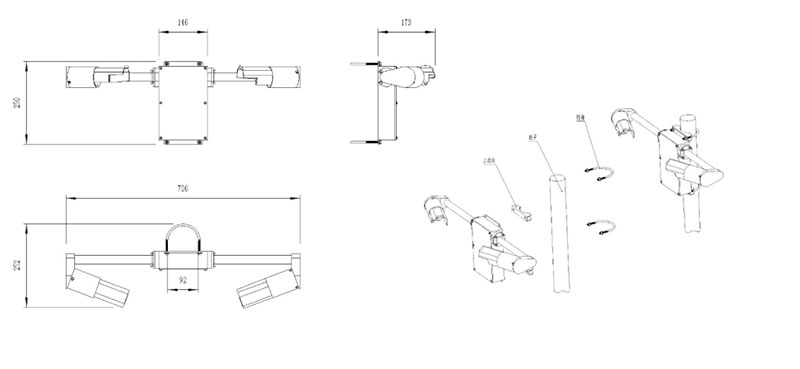 Dimensions of weather phenomenon instrument