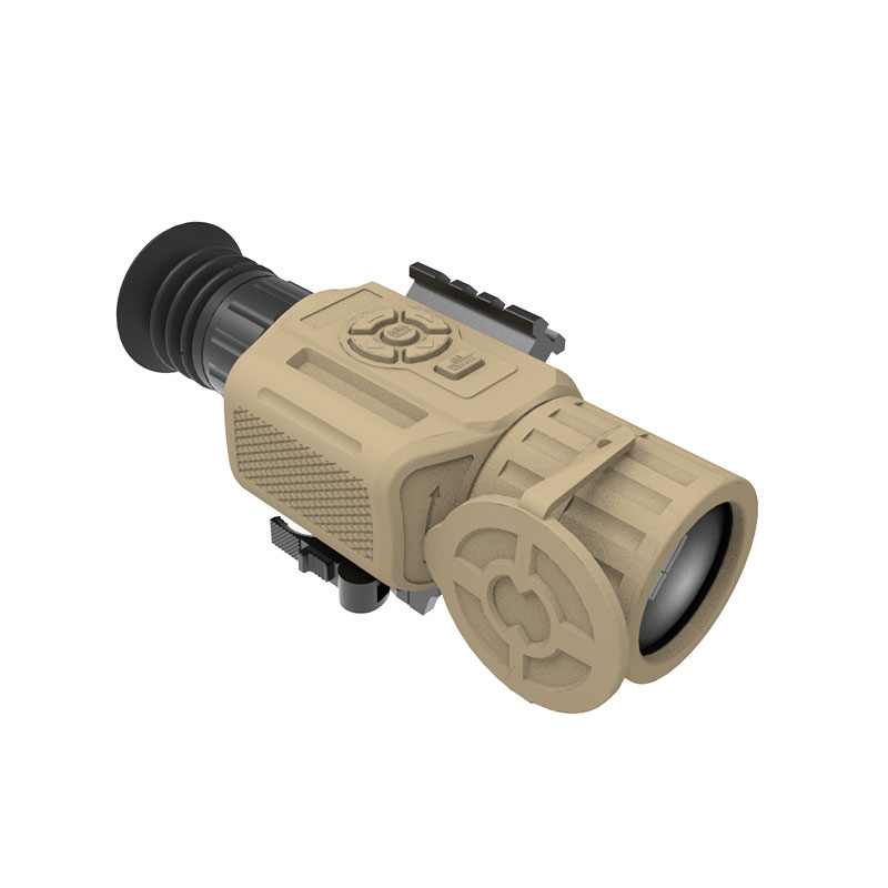 Handheld thermal imaging monocular night vision device