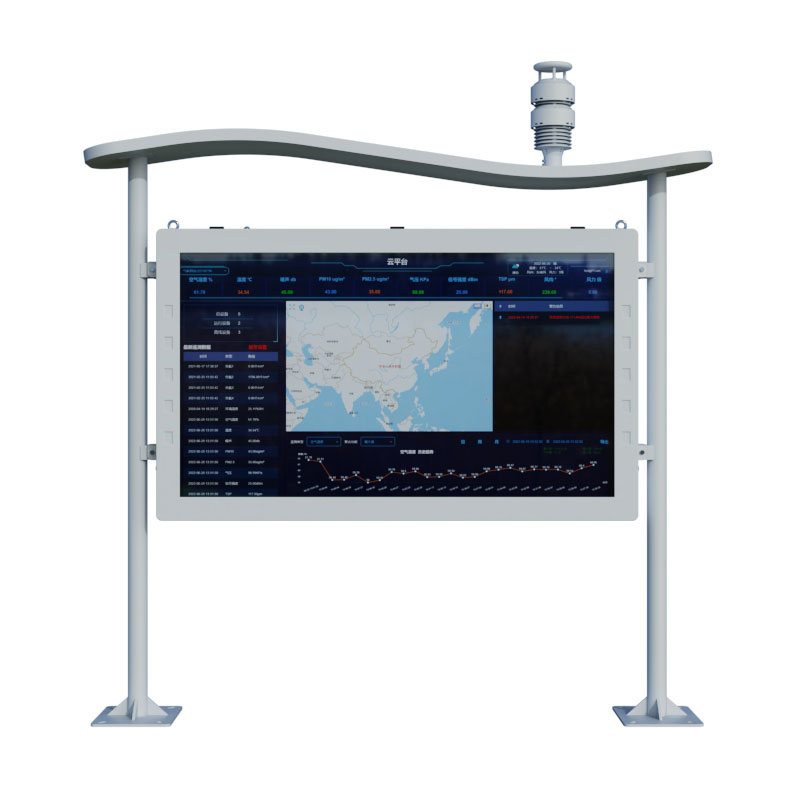 Integrated negative oxygen ion monitoring station product structure diagram