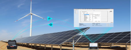 Network communication function can realize remote synchronous test control