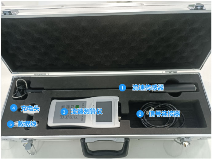 Hydrographic current meter equipment list