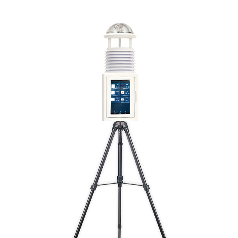 Nine elements portable automatic weather station