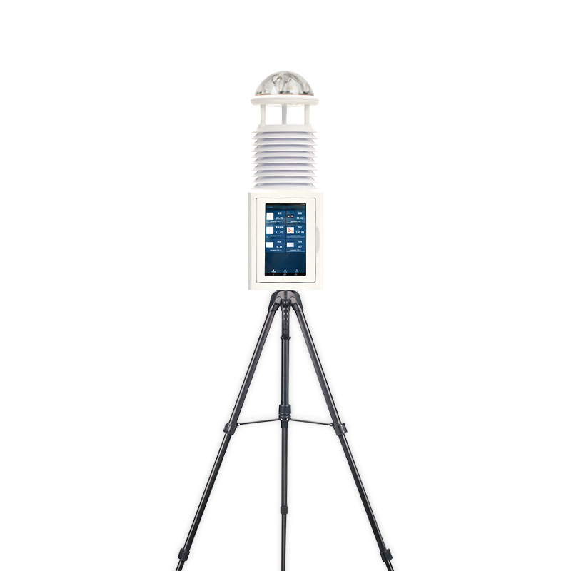 Twelve elements portable automatic weather station