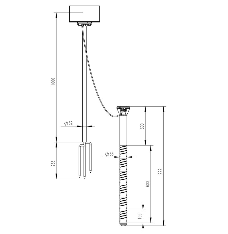 Automatic Soil Monitoring System Dimensions